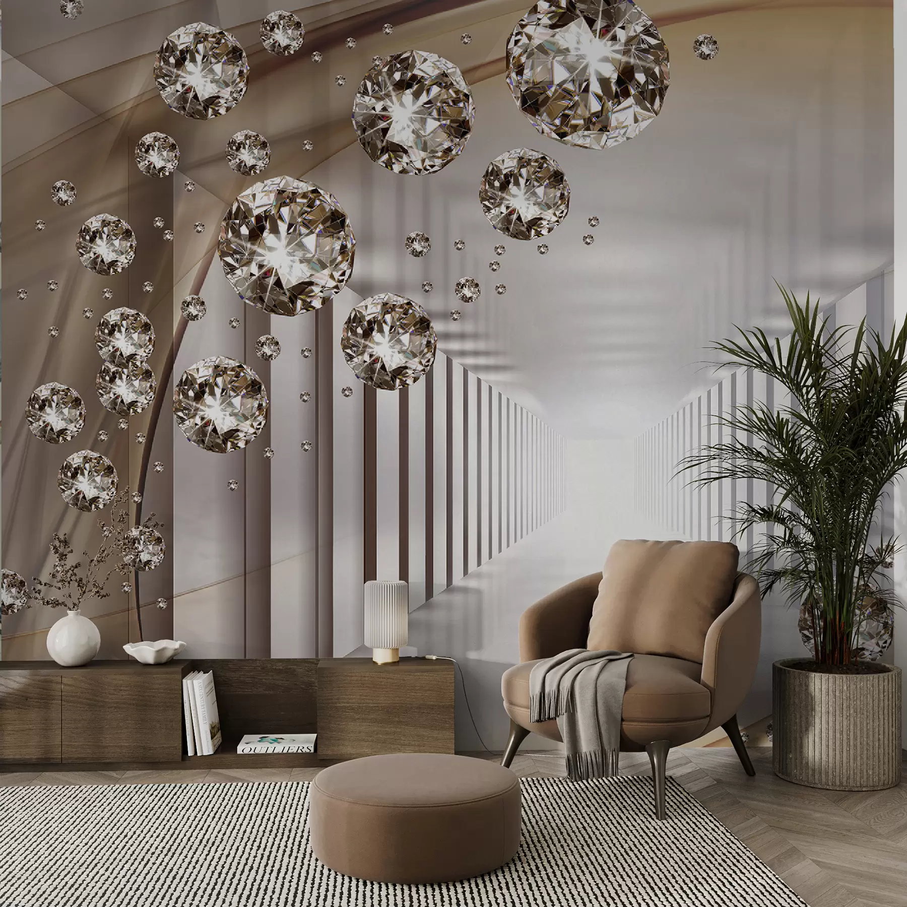 τοιχογραφίες Τούνελ με στρας u79958