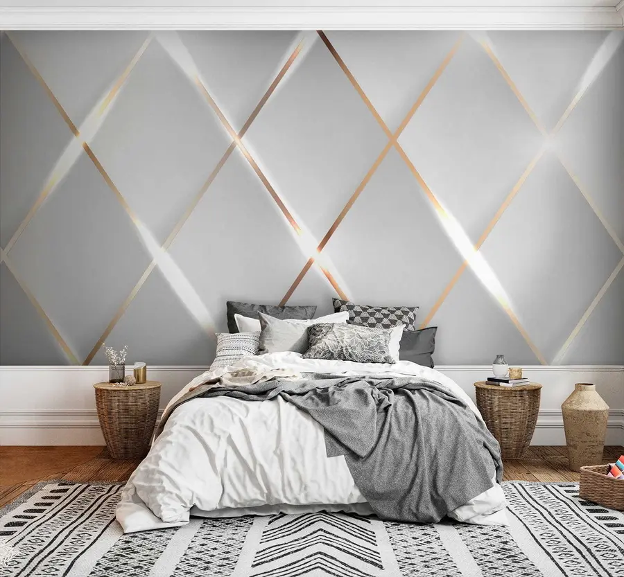 τοιχογραφίες Πλέγμα σε λευκό φόντο u06014