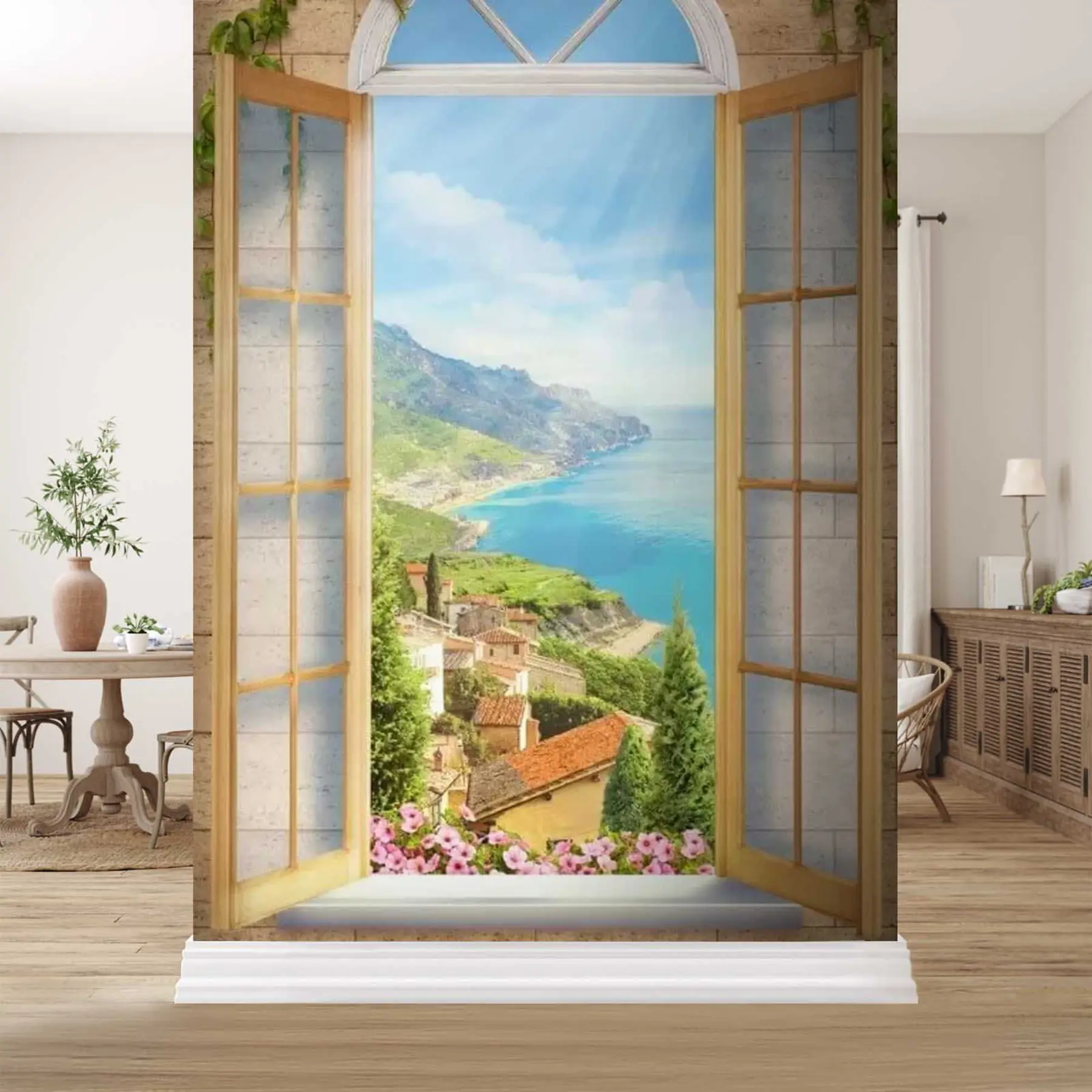 τοιχογραφίες Θέα από το παράθυρο u07042