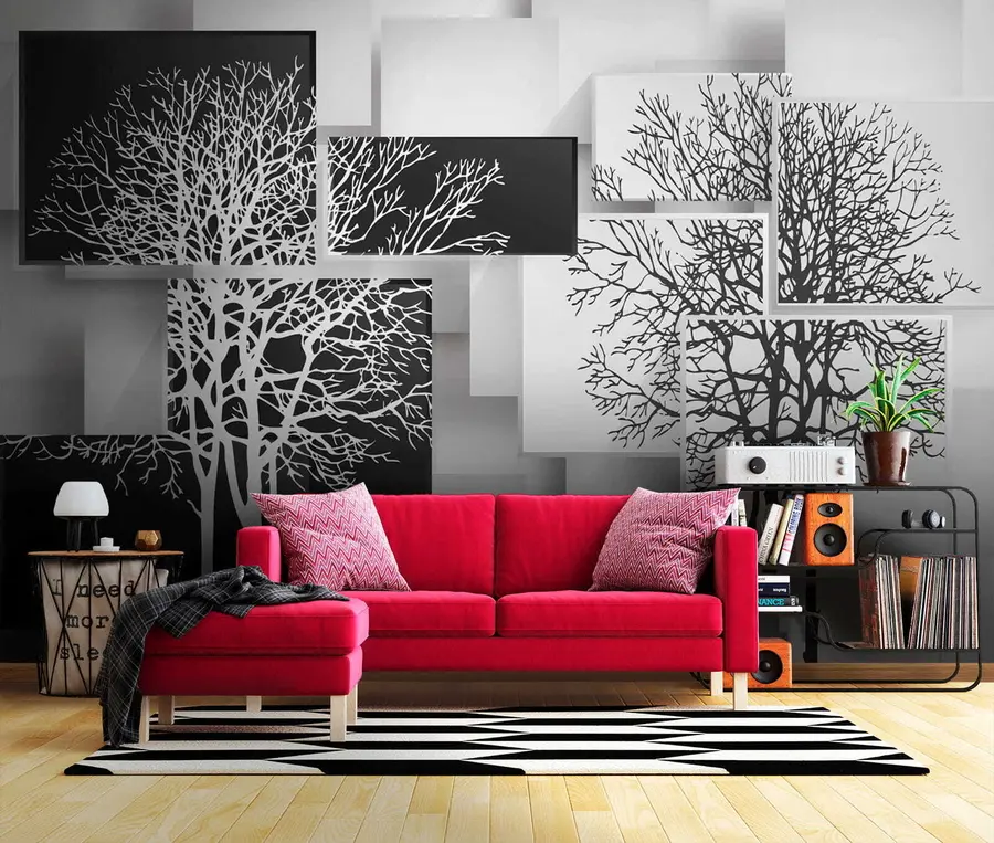 τοιχογραφίες Δέντρο Yin Yan u09369