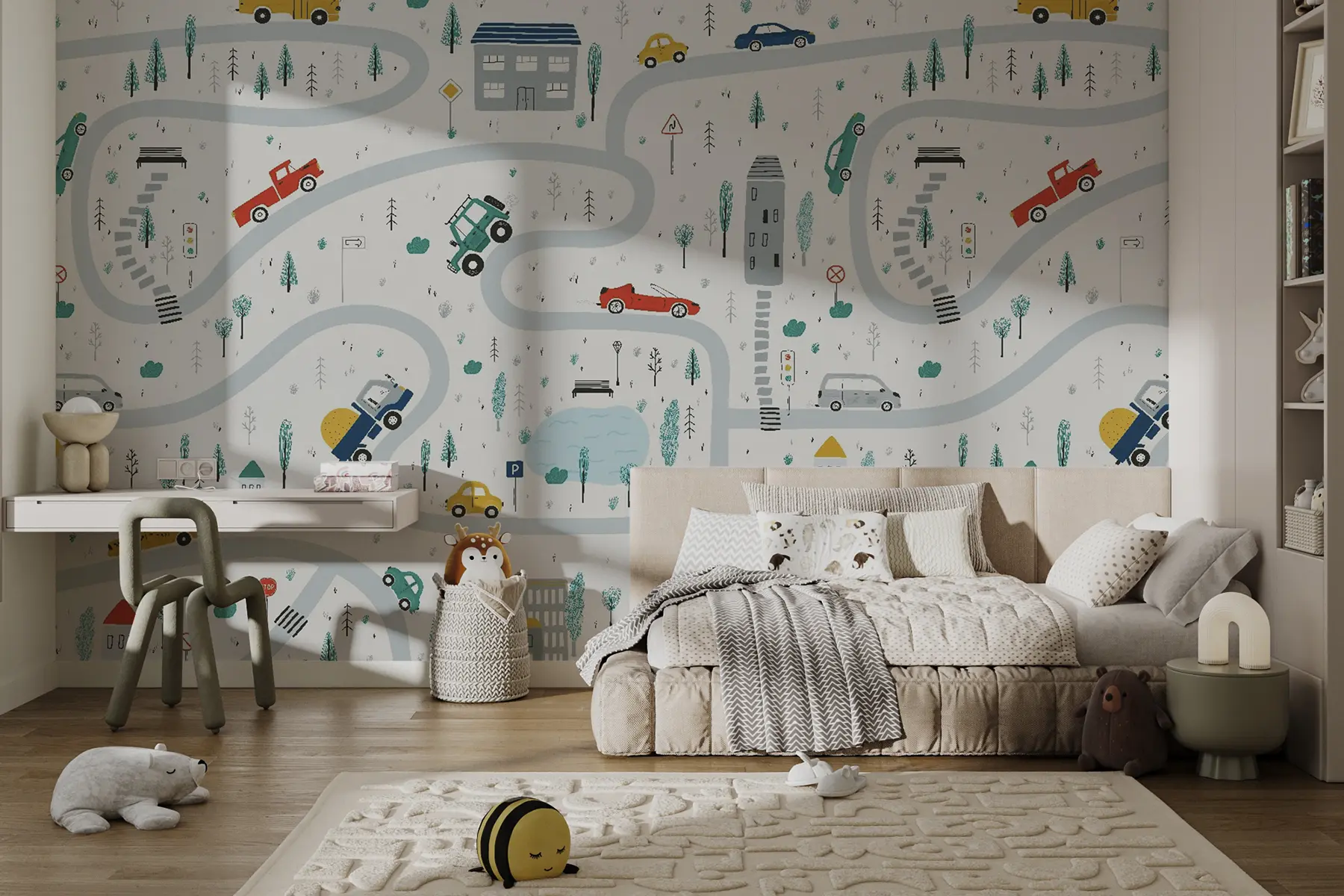 τοιχογραφίες Λαβύρινθος αυτοκινήτων u19938