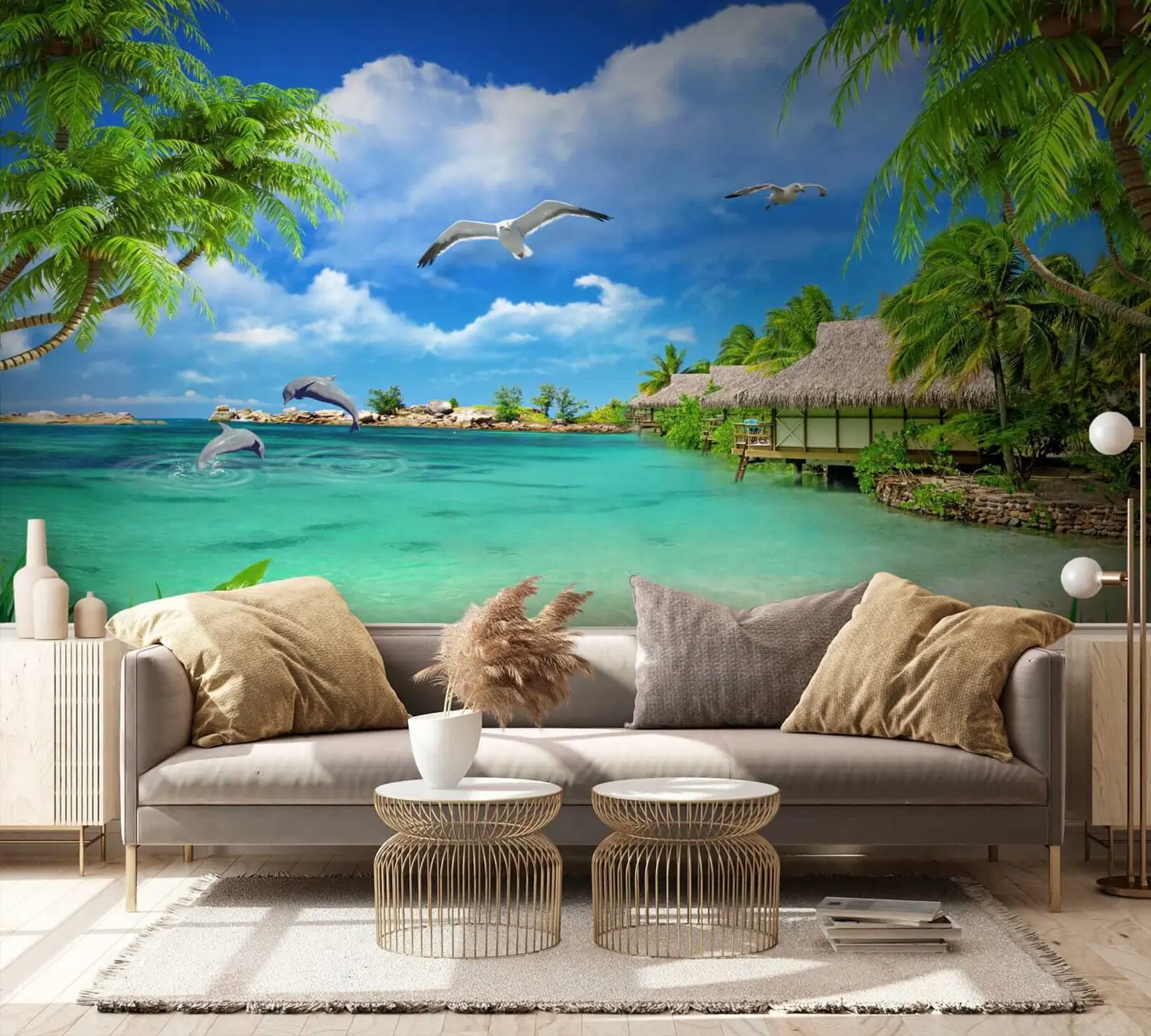 τοιχογραφίες Νησί Paradise Island u26969