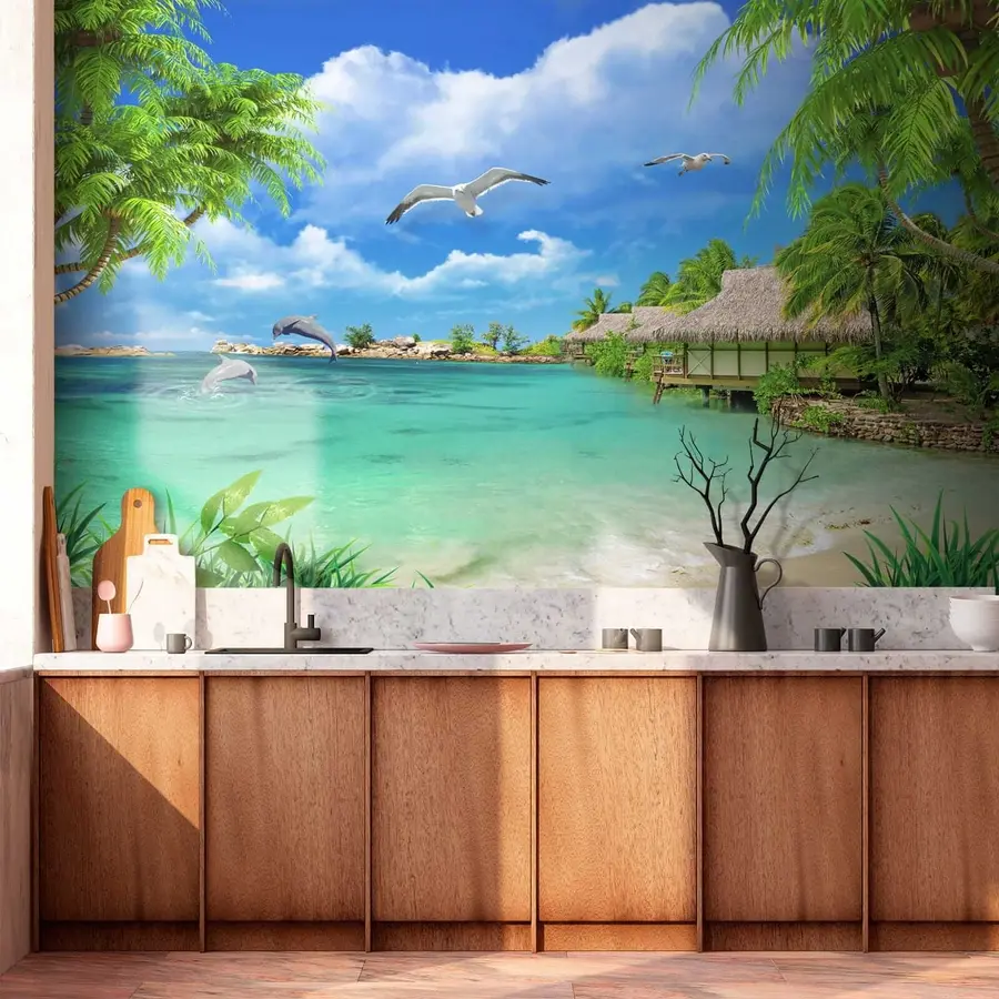 τοιχογραφίες Νησί Paradise Island u26969