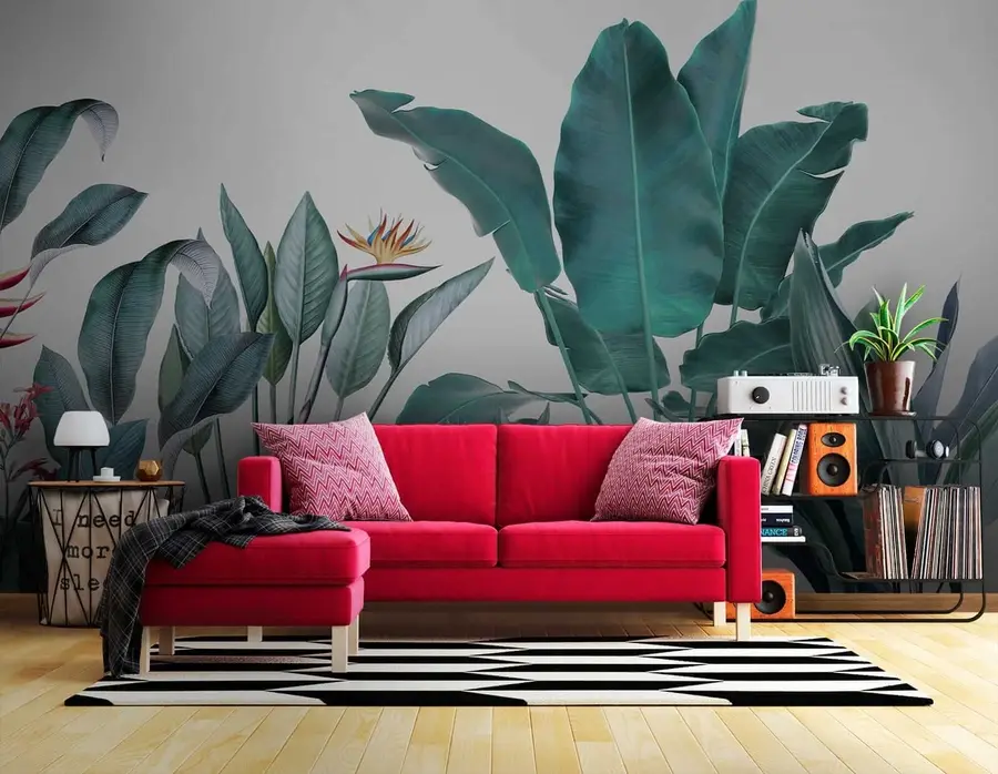 τοιχογραφίες Τροπικά φυτά u29493