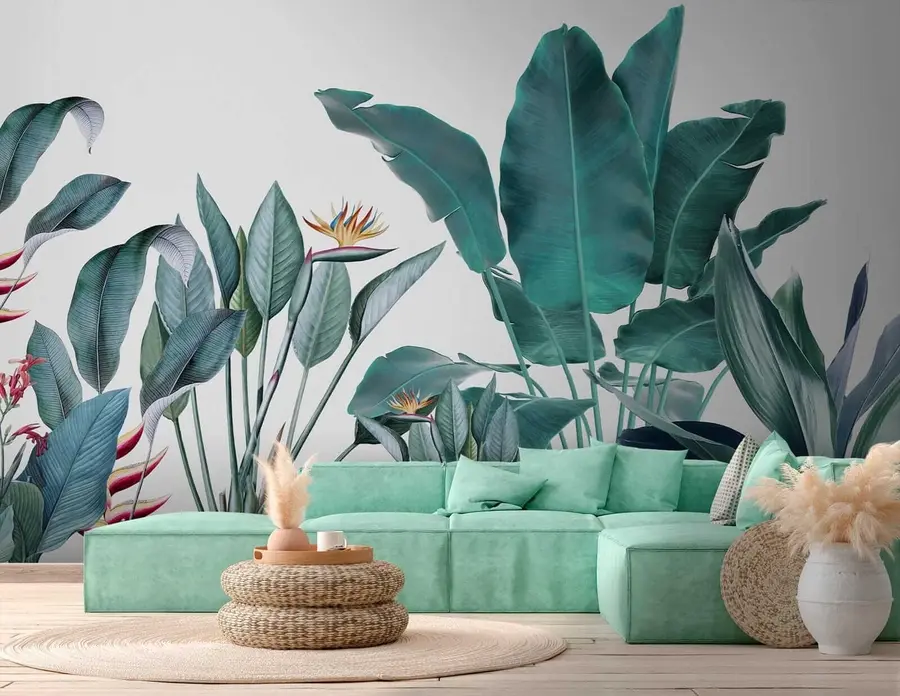 τοιχογραφίες Τροπικά φυτά u29493