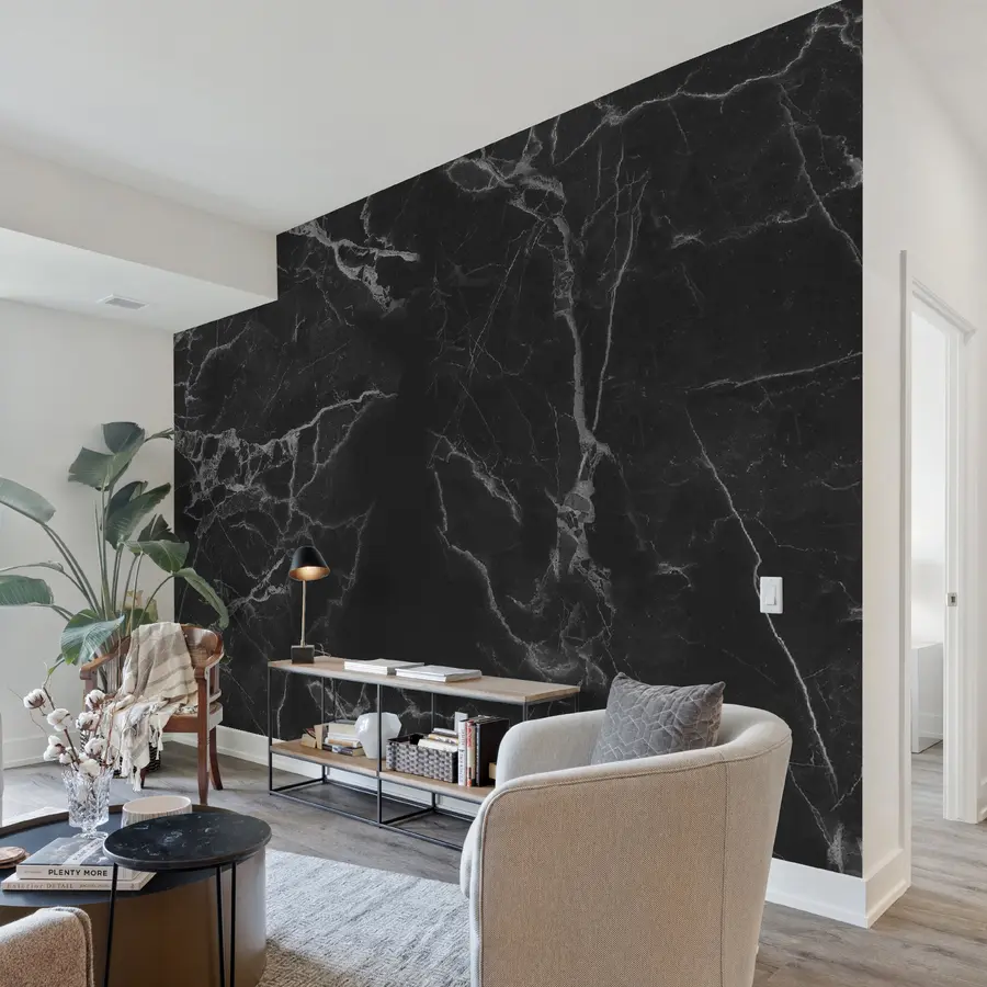 τοιχογραφίες Μαύρο μάρμαρο Βάθος u32084