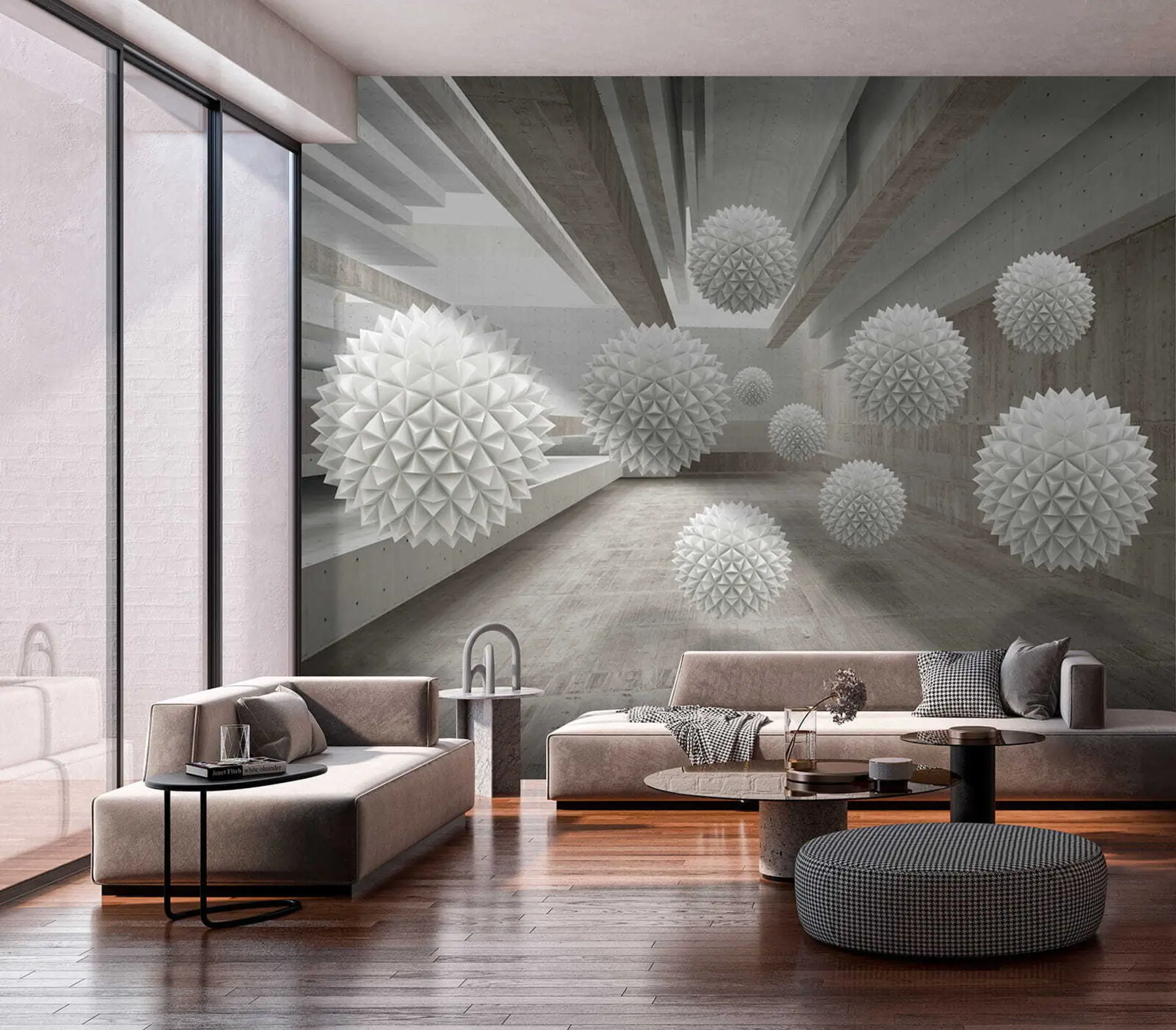 τοιχογραφίες Σφαίρες που αιωρούνται στον αέρα u34969