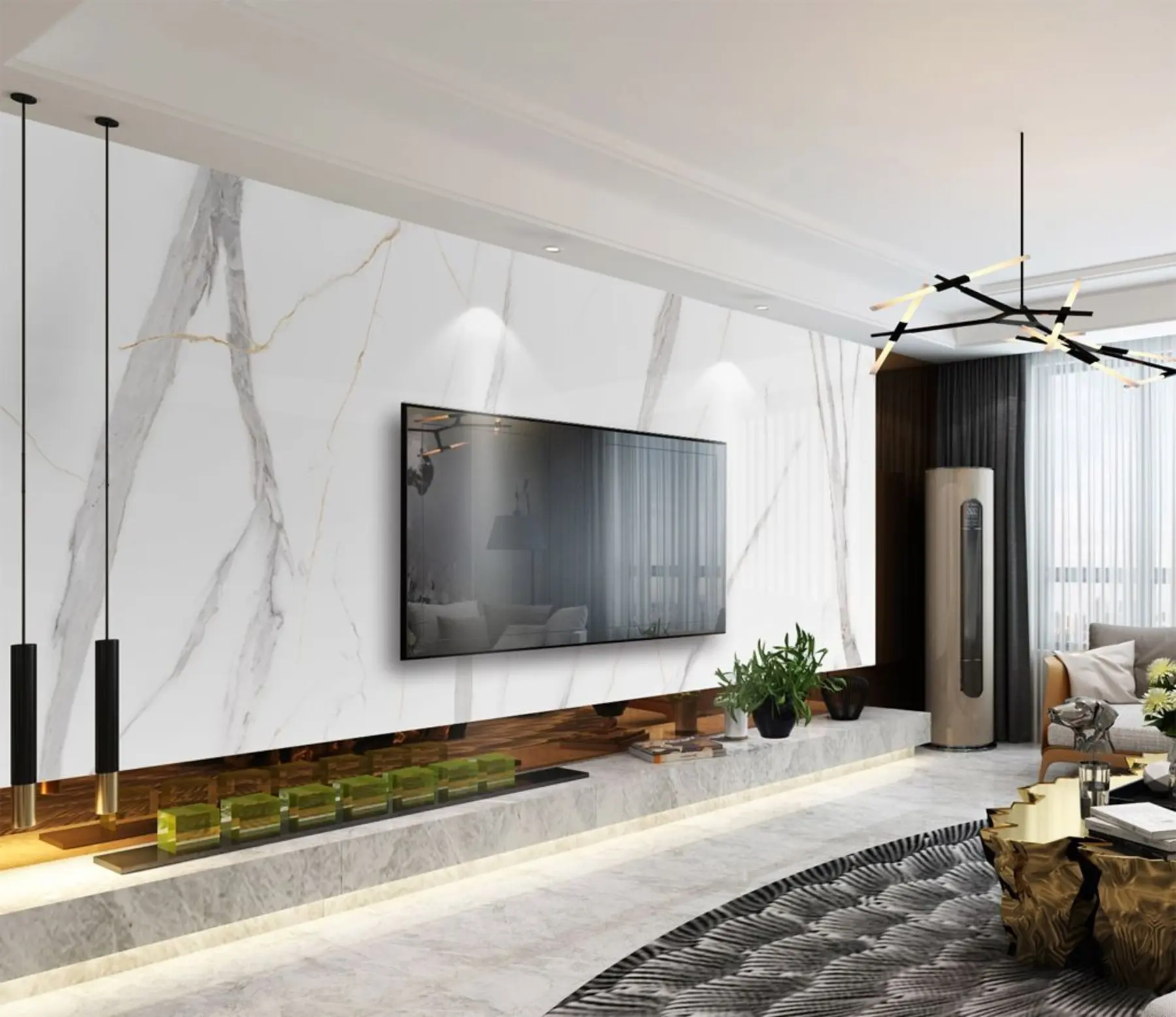 τοιχογραφίες Μαρμάρινες λωρίδες u35300