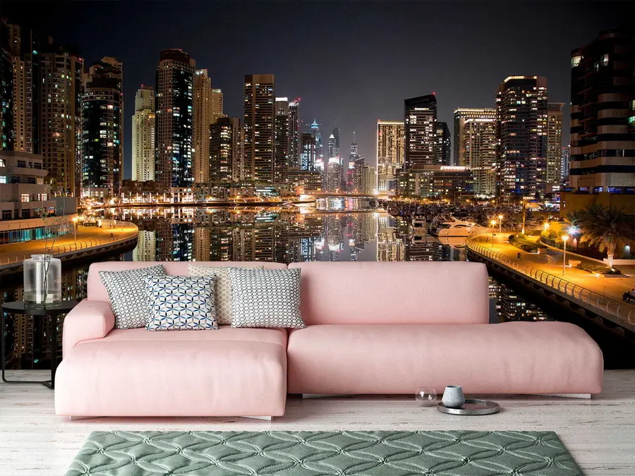 τοιχογραφίες Η ατμόσφαιρα της πόλης u53311