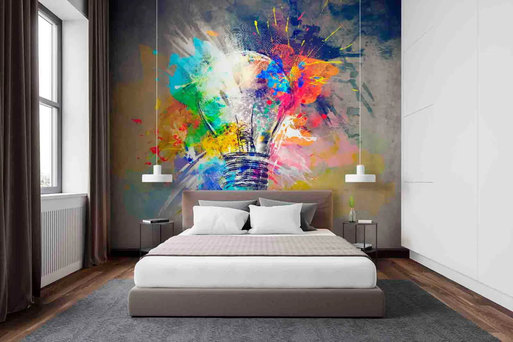 τοιχογραφίες Γέννηση μιας ιδέας, αφαίρεση u53882