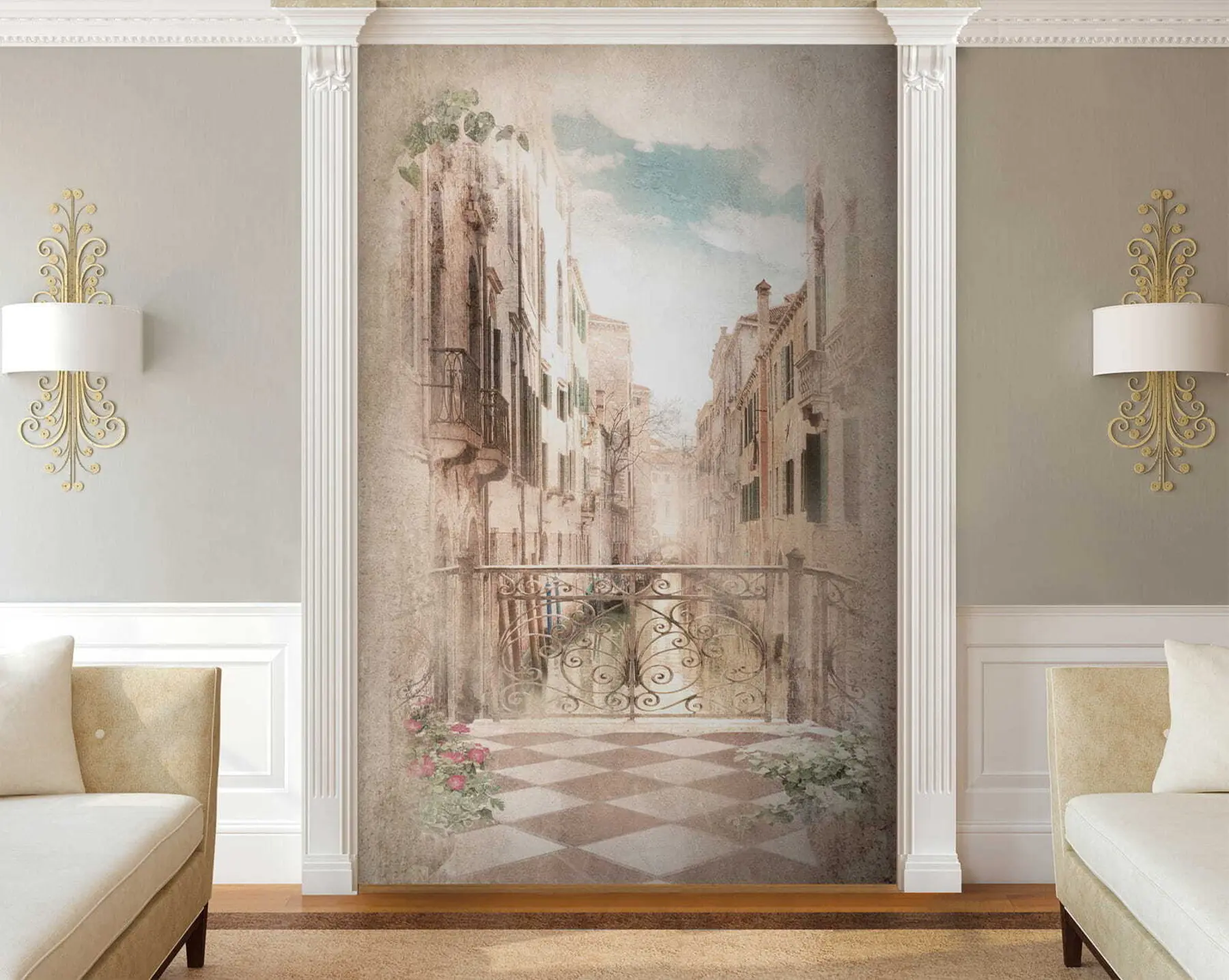 τοιχογραφίες Μπαλκόνι, Ιταλικός δρόμος u60320