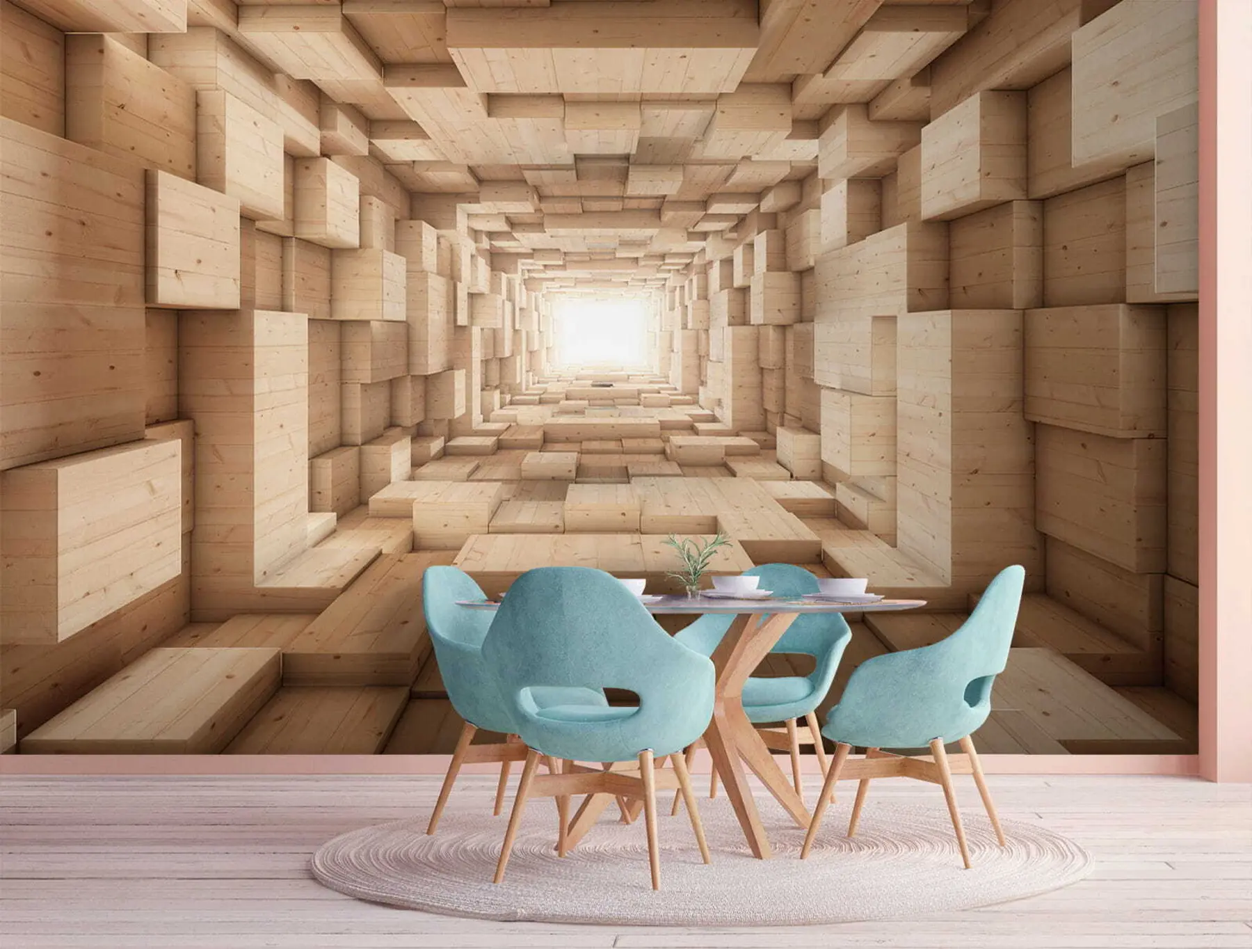 τοιχογραφίες 3D κύβοι u77811