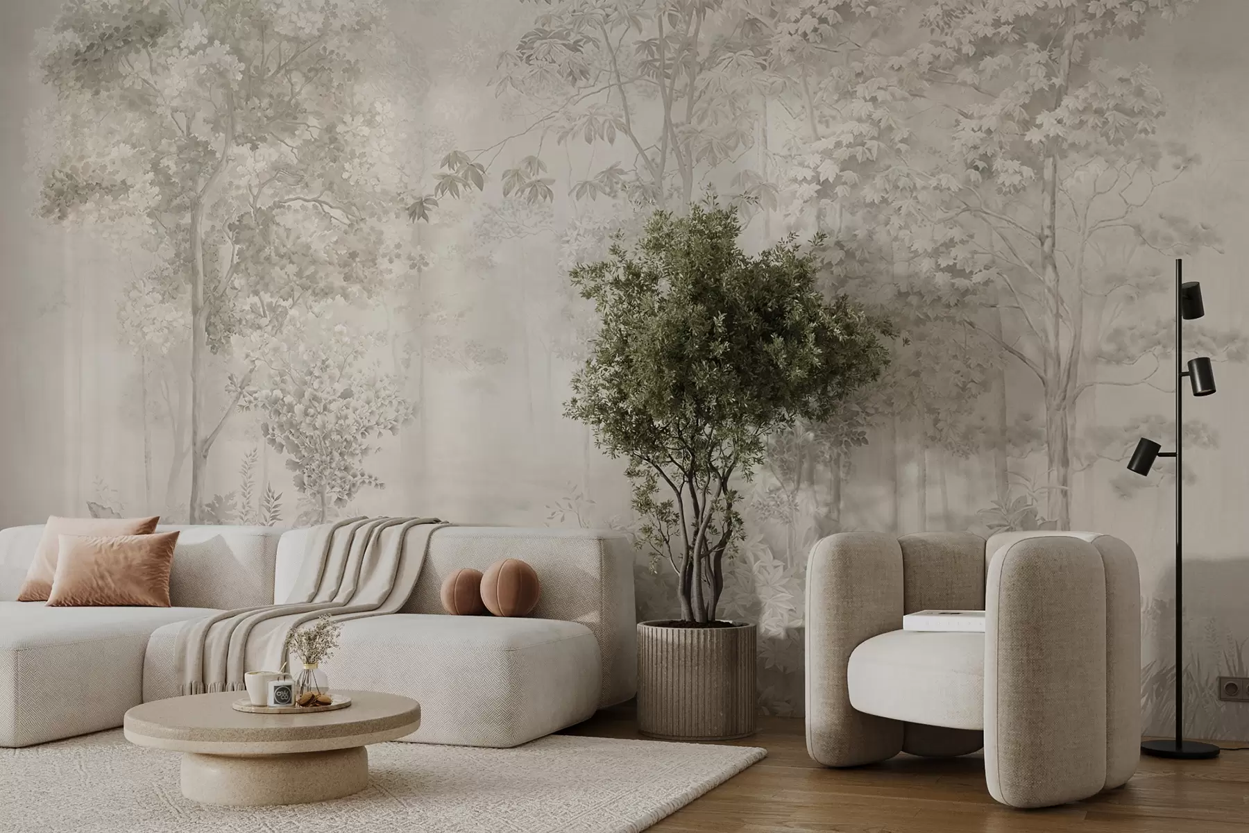 τοιχογραφίες Γοητευτικό δάσος u78448