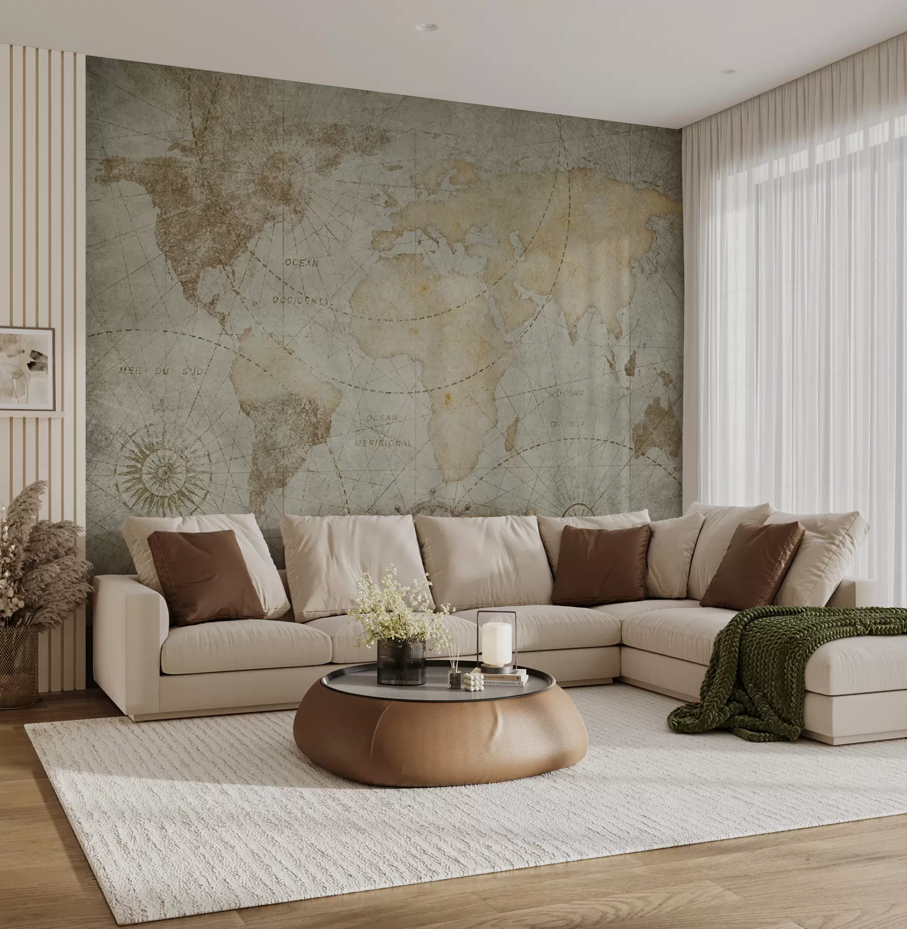 τοιχογραφίες Αρχαίος χάρτης u71325