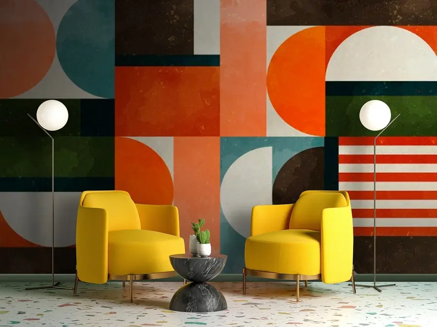 τοιχογραφίες Ρετρό ντεκό u71427