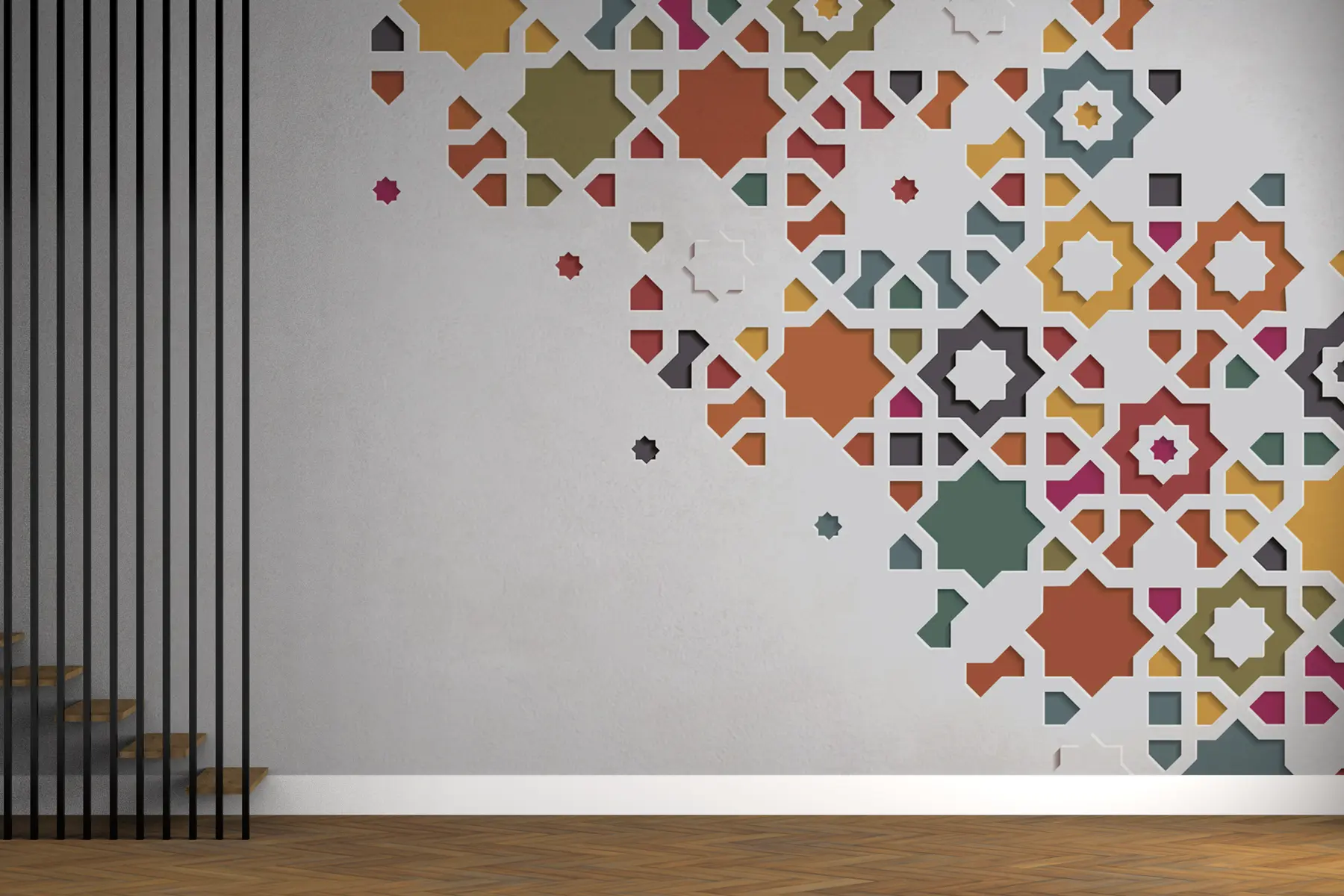 τοιχογραφίες Διακοσμητικό μωσαϊκό w00007