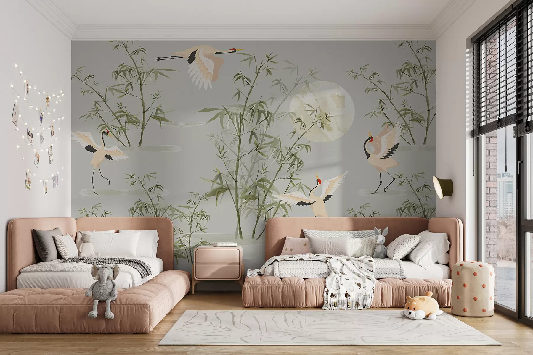 τοιχογραφίες  Γιαπωνέζικο στυλ με μπαμπού w00520