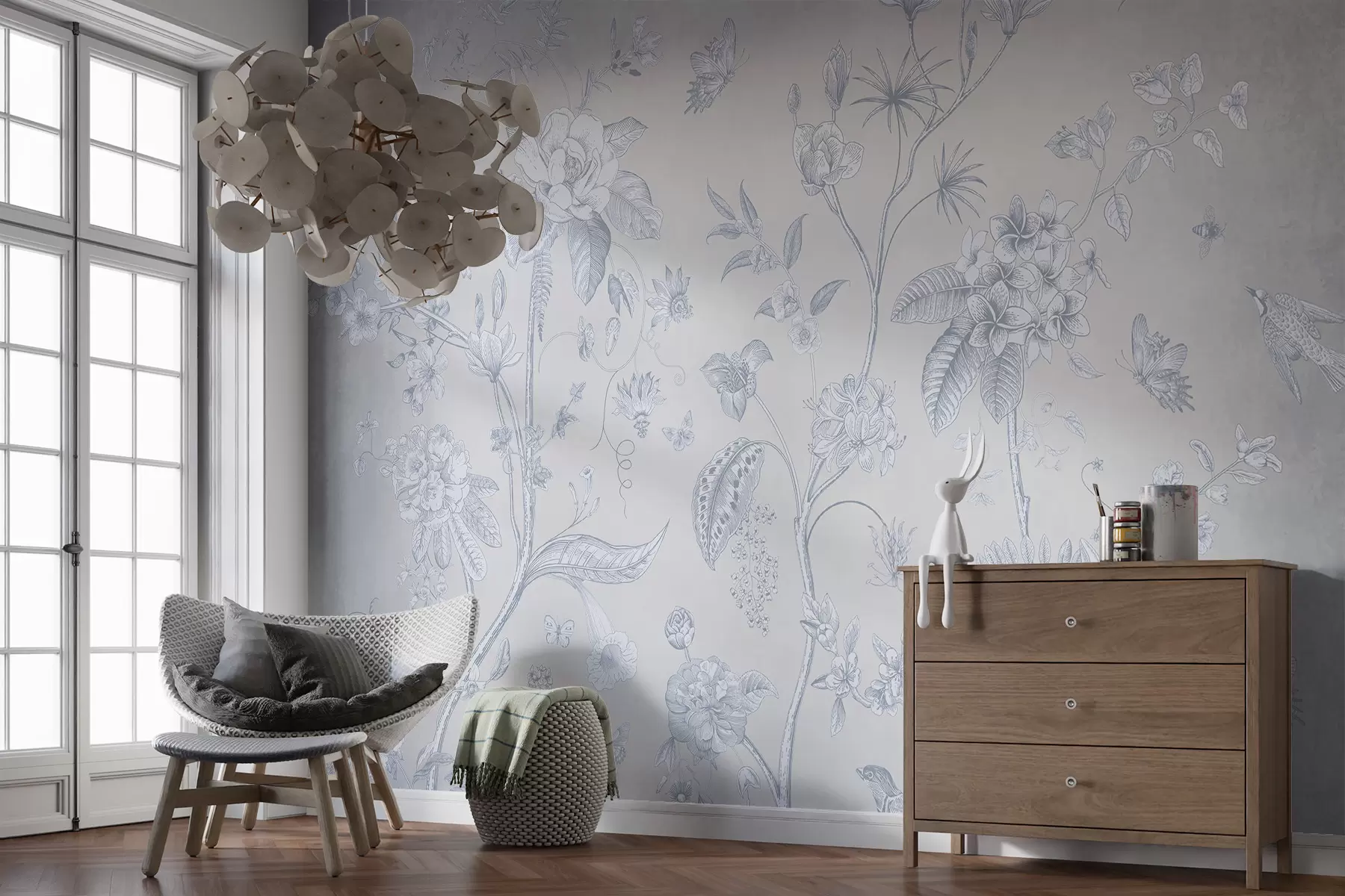 τοιχογραφίες Στυλ Chinoiserie w00863v1