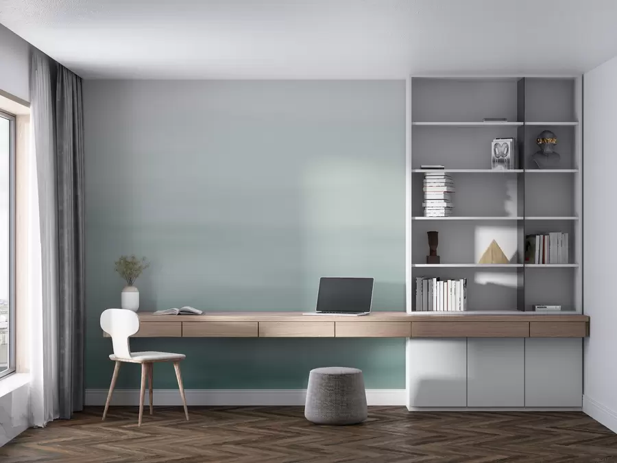 τοιχογραφίες Μπλε ombre φόντο w01642v1