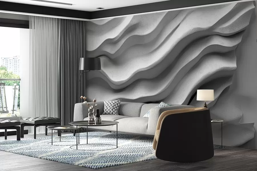 τοιχογραφίες Σκυρόδετη υφή ομαλού ανάγλυφου w02233