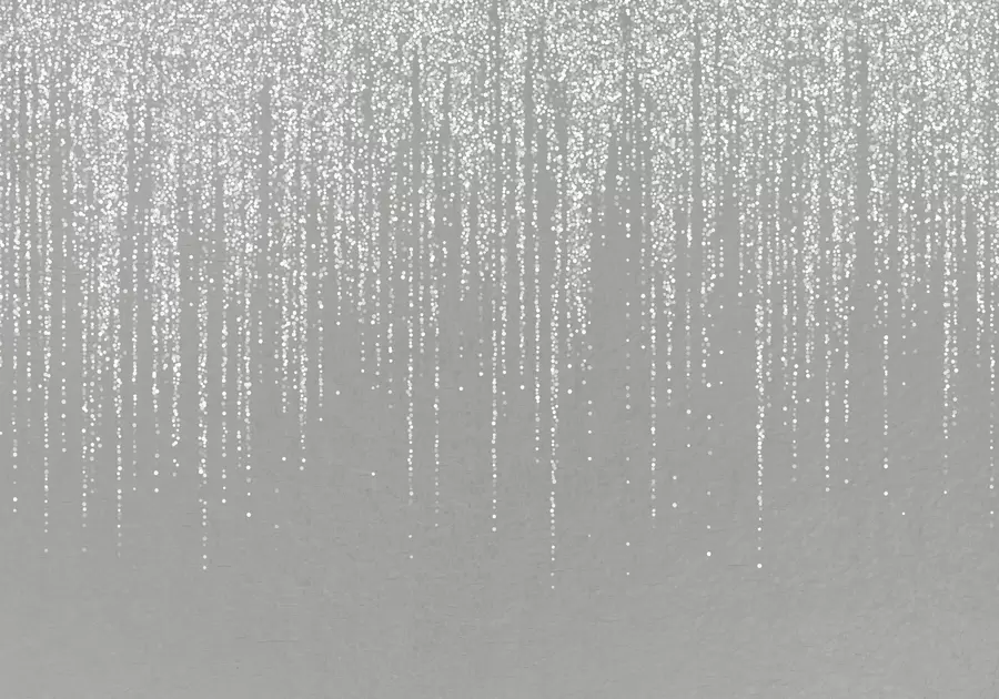 τοιχογραφίες Μια κάθετη κομψή εκτύπωση με διάστικτη γιρλάντα σε γκρι φόντο, που δημιουργεί μια αίσθηση βάθους και κίνησης w08470v1