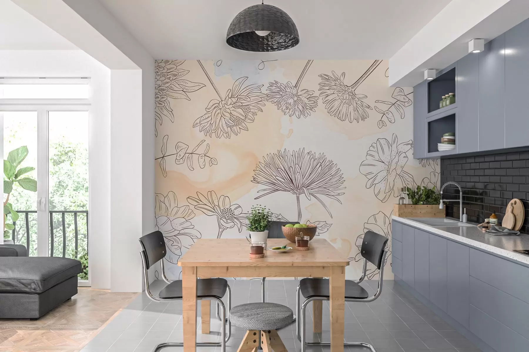 τοιχογραφίες Τρυφερότητα του αγρού w02647