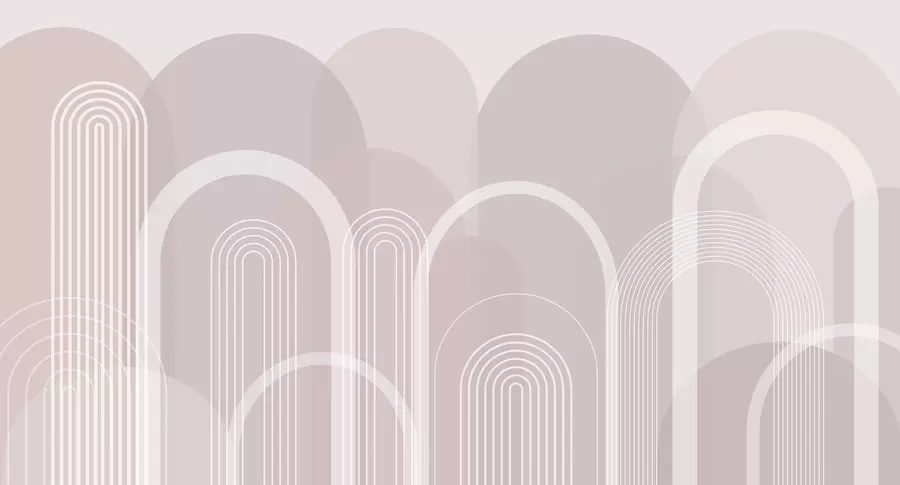 τοιχογραφίες Γεωμετρικά τόξα boho w02935