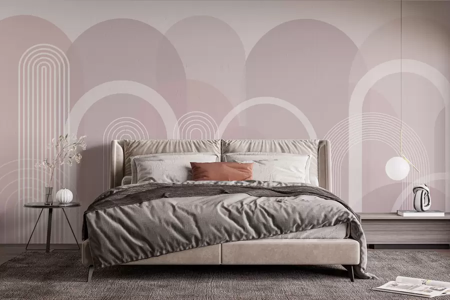 τοιχογραφίες Γεωμετρικά τόξα boho w02935