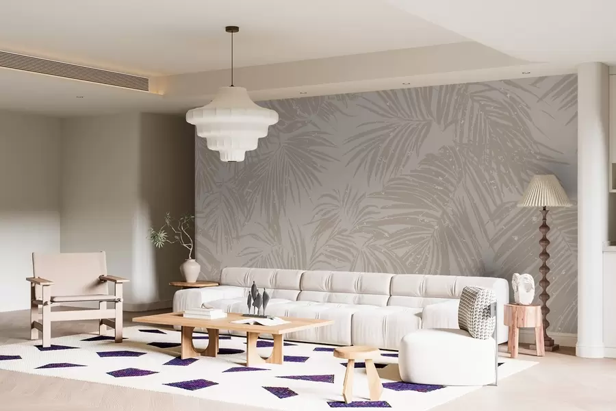 τοιχογραφίες Αφηρημένο τροπικό μοτίβο w03048