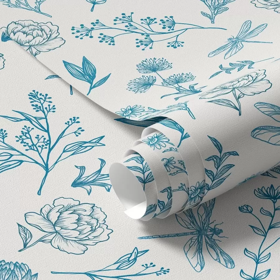 Τοιχογραφίες Μπλε λουλούδια, φύλλα και λιβελούλες σε λευκό φόντο a00025 αγοράζουν Ηνωμένο Βασίλειο - Uwalls.gr τοιχογραφίες Μπλε λουλούδια, φύλλα και λιβελούλες σε λευκό φόντο a00025