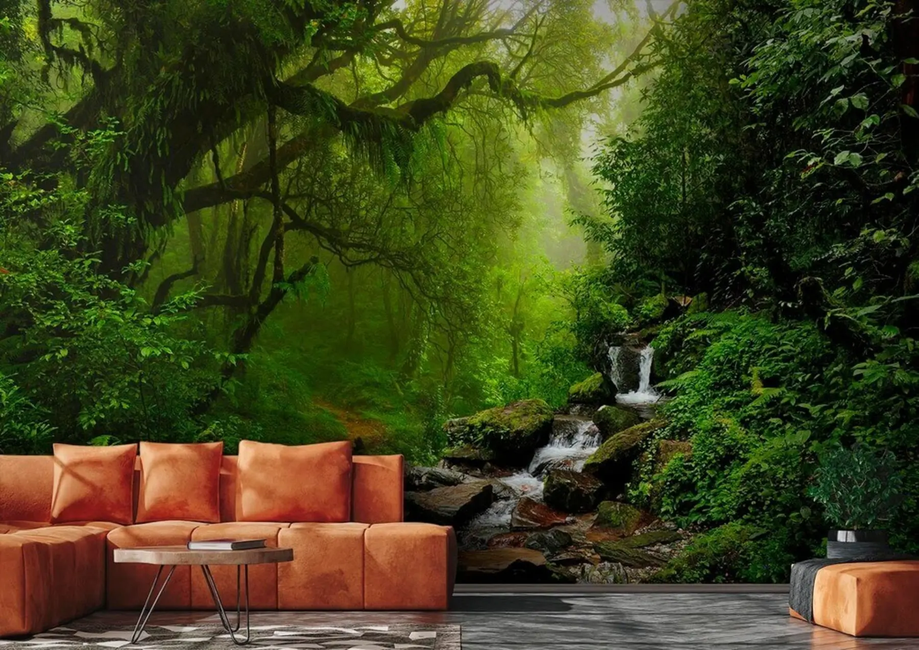 τοιχογραφίες Φυτά, νερό και φυσικό περιβάλλον u53758