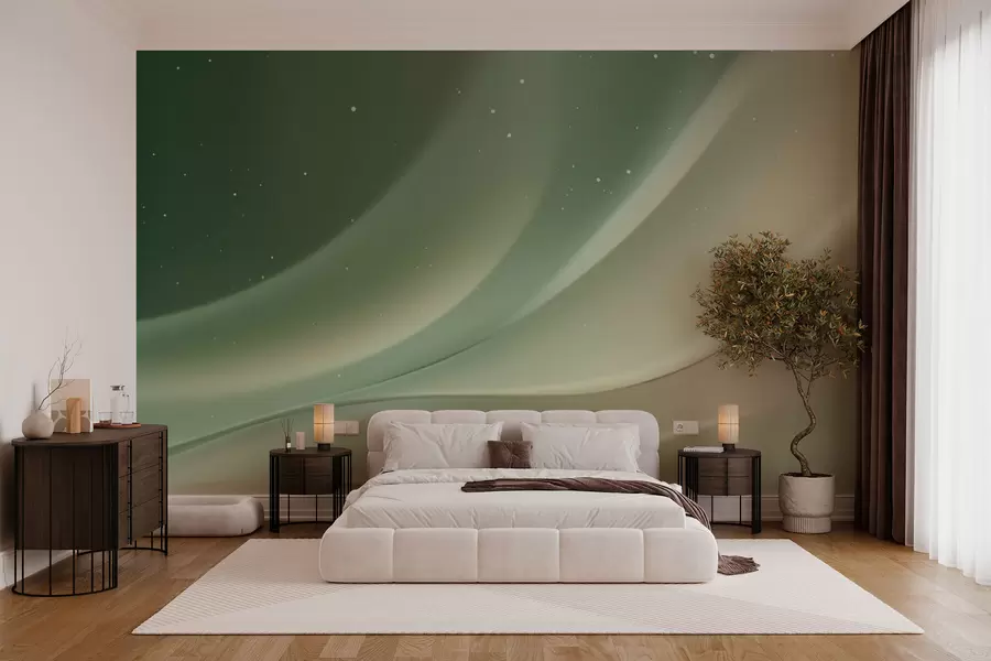 τοιχογραφίες Αφηρημένα κύματα Aurora w03751