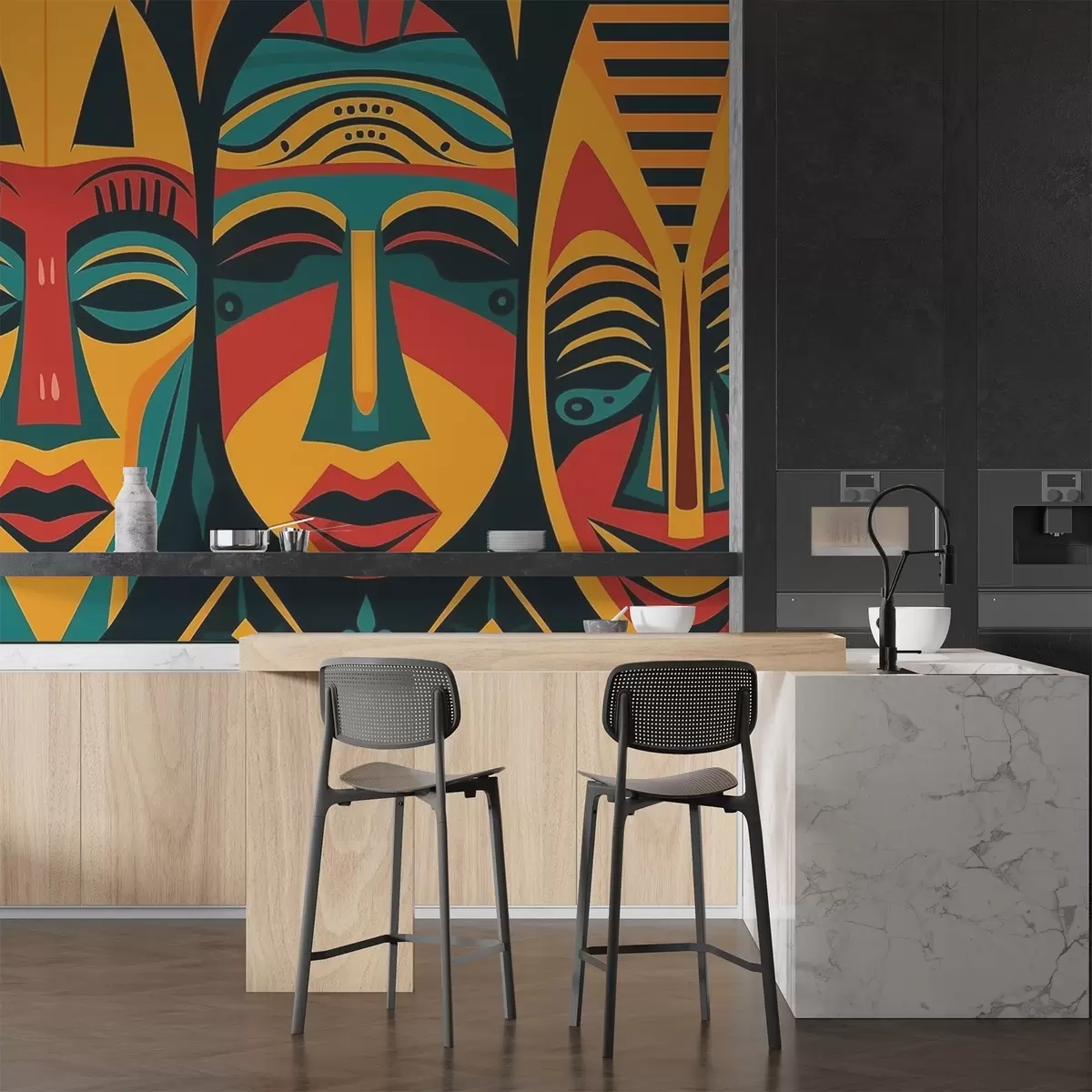 Τοιχογραφίες Αφρικανικές μάσκες w04043v2 αγοράζουν Ηνωμένο Βασίλειο - Uwalls.gr τοιχογραφίες Αφρικανικές μάσκες w04043v2