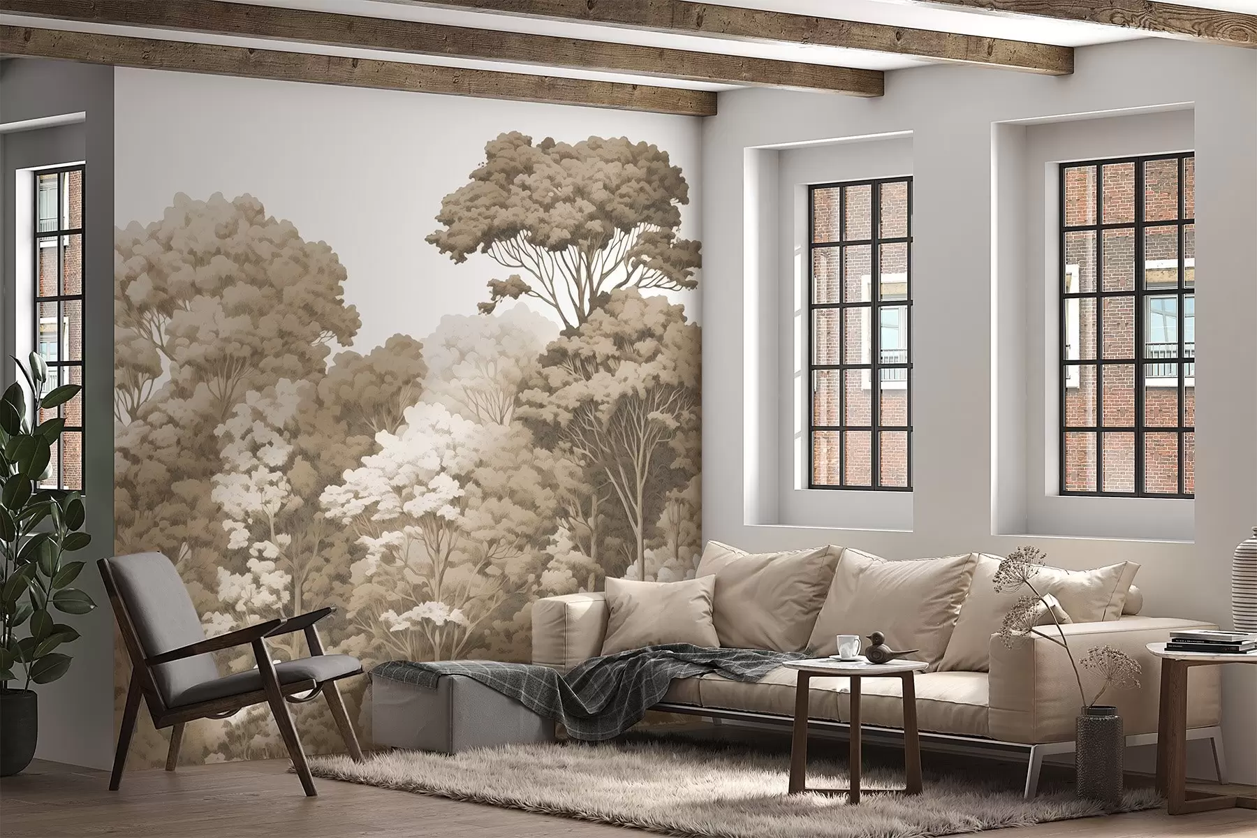 τοιχογραφίες Δασικές κορώνες w04044v1