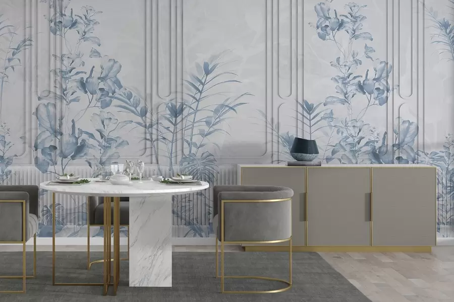 τοιχογραφίες Φυτά σε πάνελ w04133v1