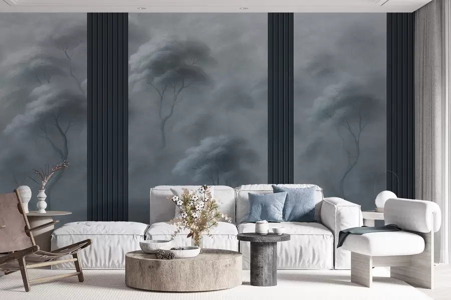 τοιχογραφίες Το δάσος συναντά την τέχνη του πίνακα w04187v2