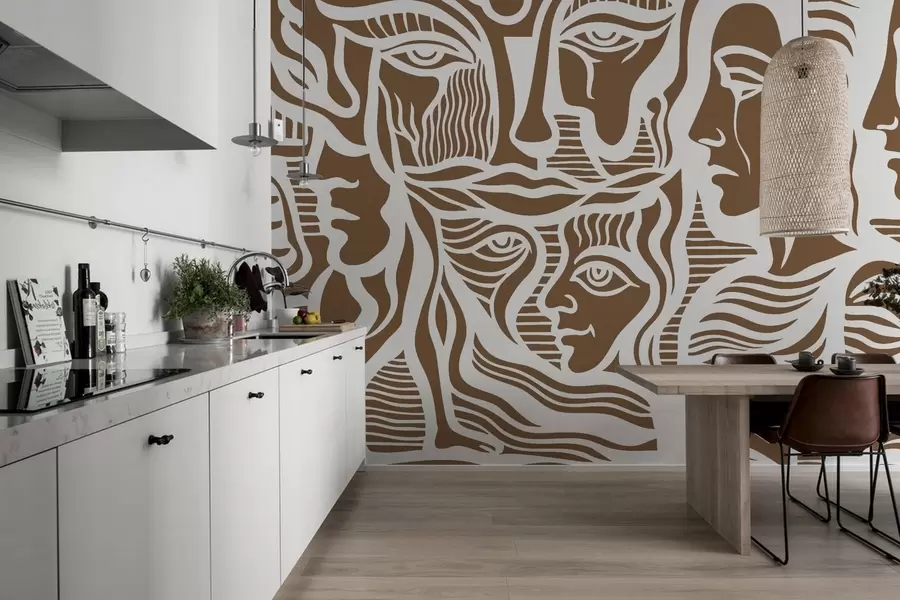 τοιχογραφίες Αφηρημένη ανατομία w04191v1