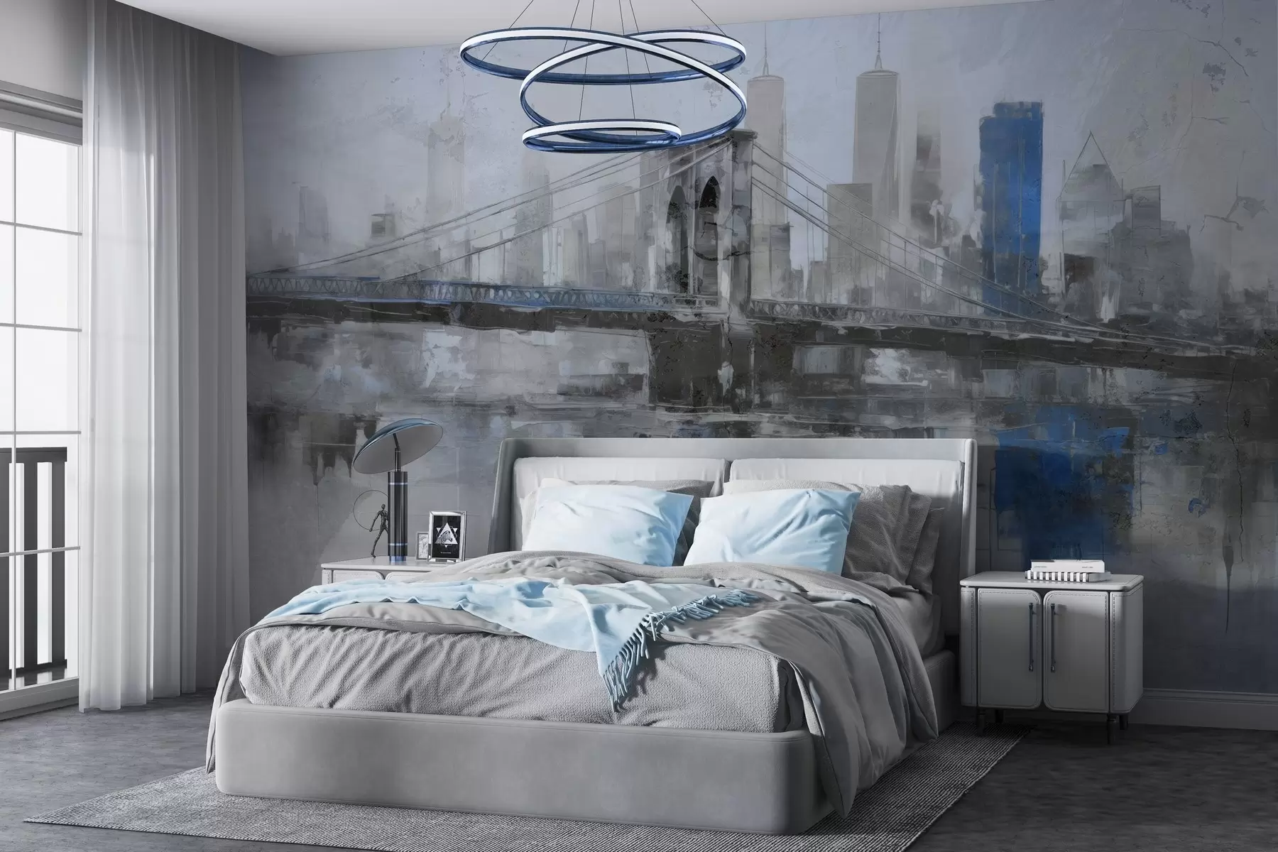 τοιχογραφίες Αστικό Loftscape w04192v1