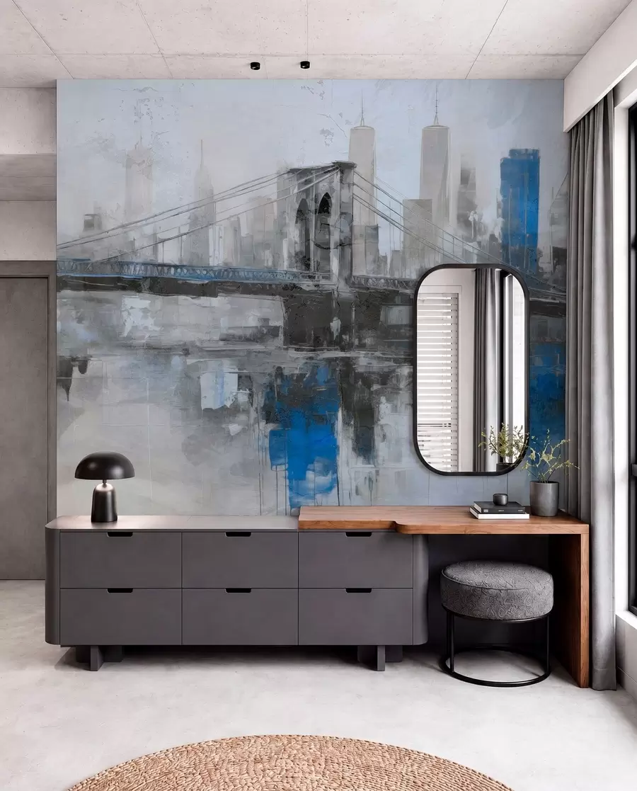 τοιχογραφίες Αστικό Loftscape w04192v1