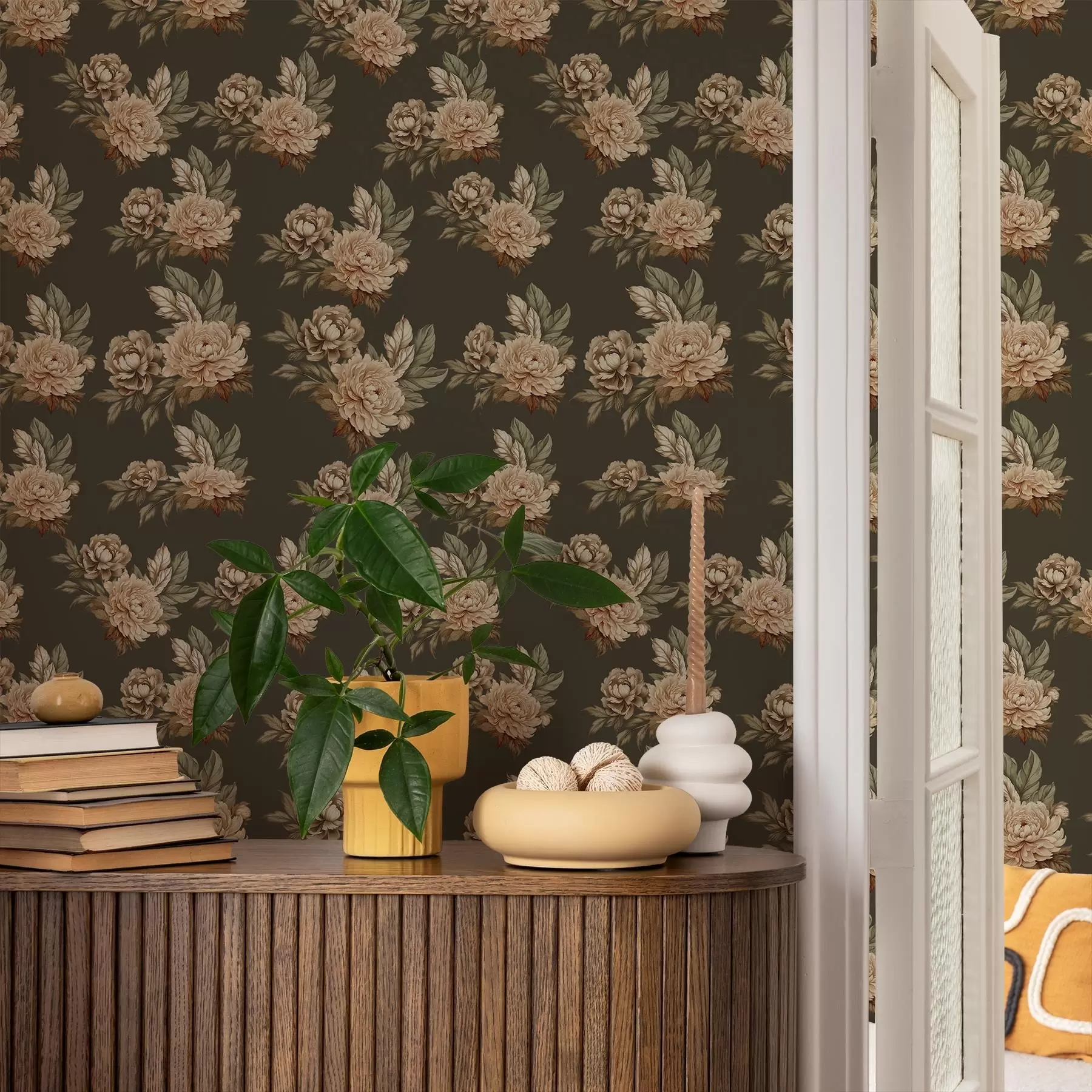 τοιχογραφίες Ρετρό τριαντάφυλλα a00419