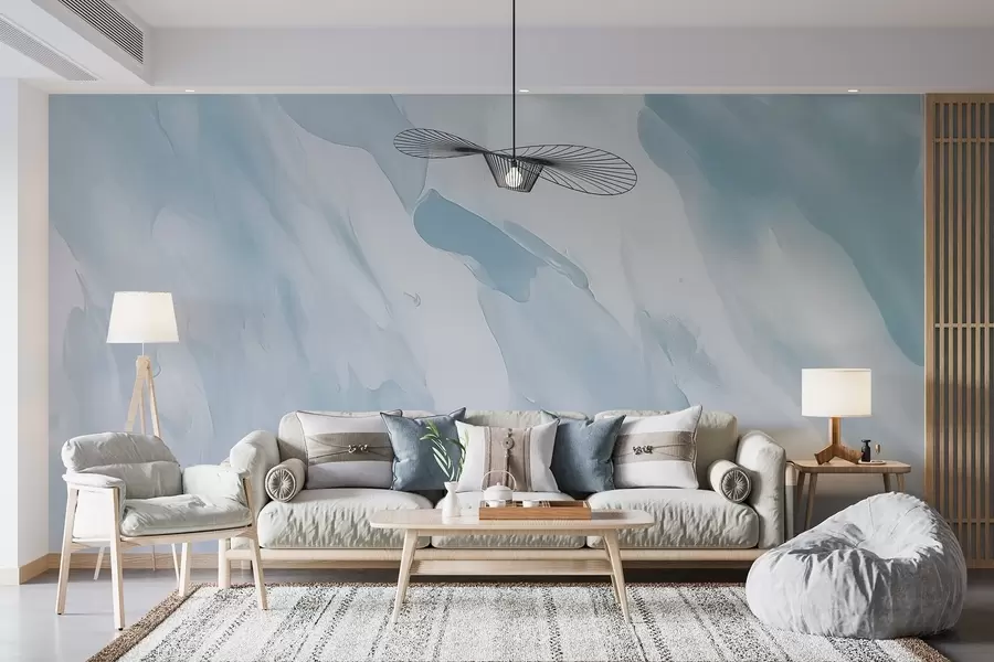 τοιχογραφίες Πινελιές σε αφηρημένο φόντο με απομίμηση φθαρμένης υφής w04287v1