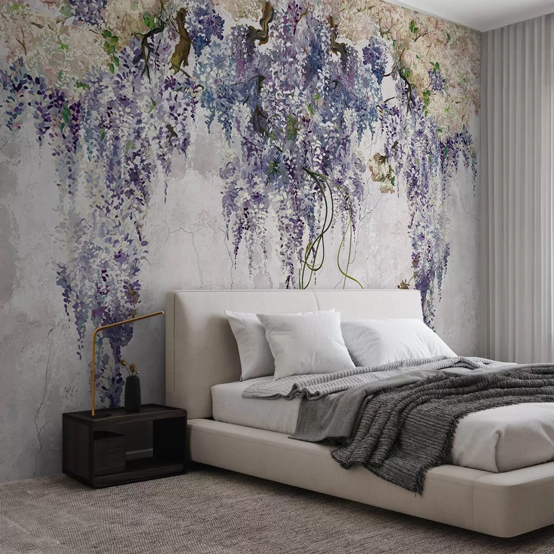 τοιχογραφίες Κλαδιά από πασχαλιές Boho u71720