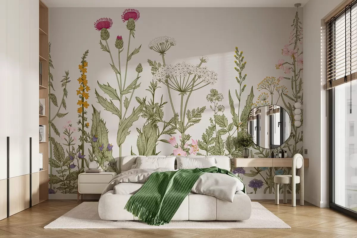 τοιχογραφίες Φυτά σε στυλ Boho u71743