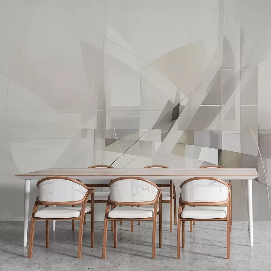 τοιχογραφίες Αφηρημένη γεωμετρία w04380v1