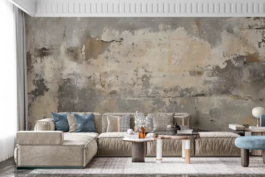 τοιχογραφίες απομίμηση παλαιού τοίχου με υφή w04311