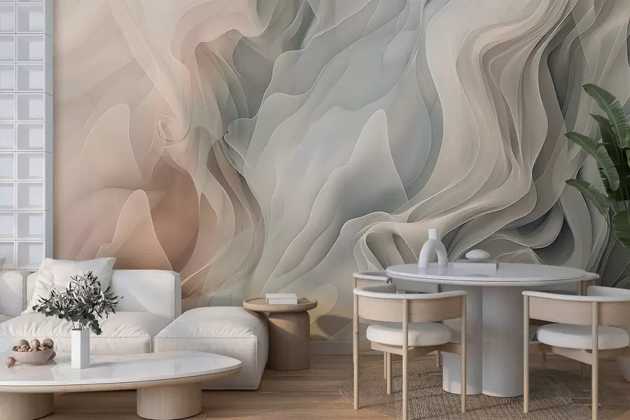 τοιχογραφίες Αφηρημένα κύματα w04450