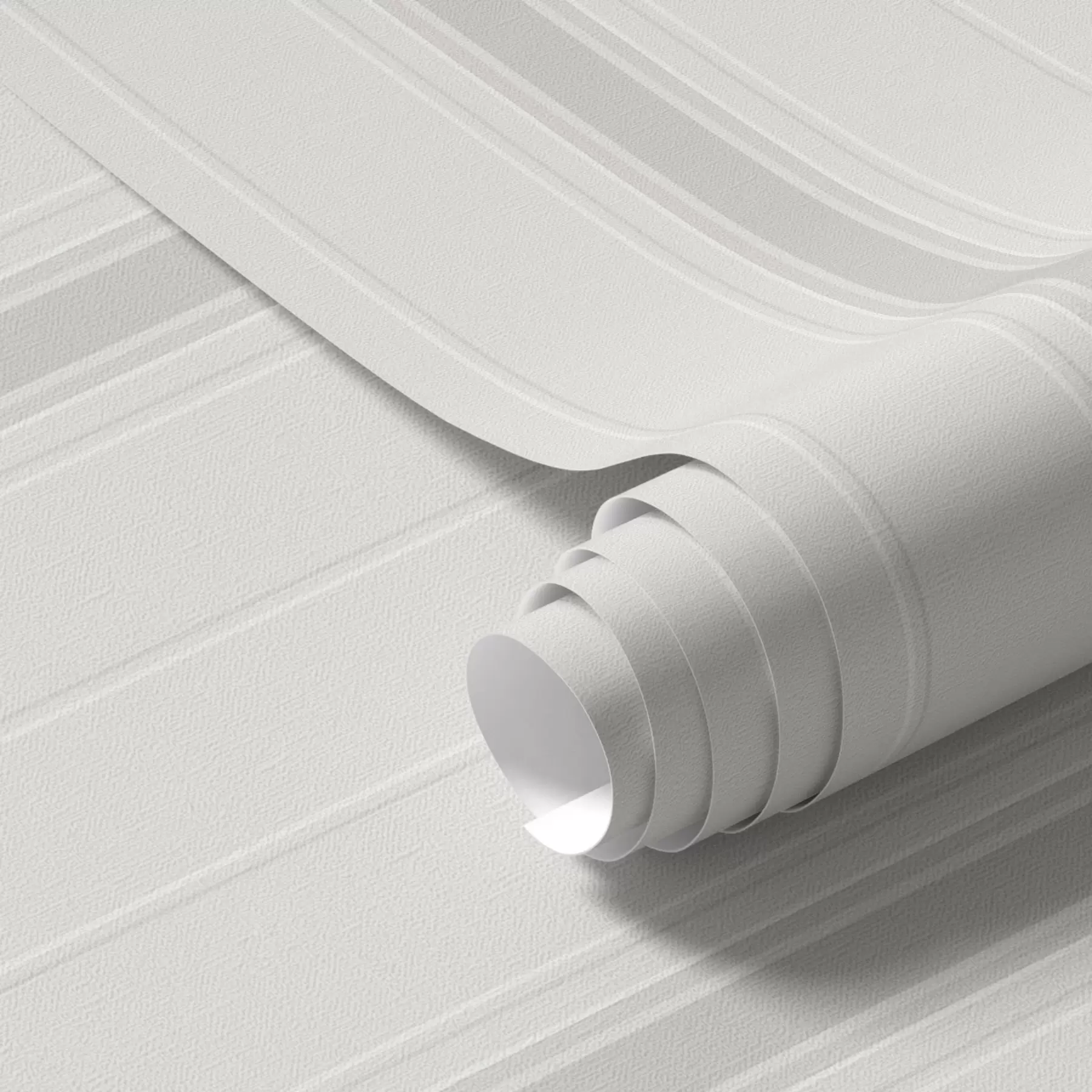 τοιχογραφίες Μπεζ φόντο με λεπτές και μεσαίες γκρι-λευκές ρίγες a00559