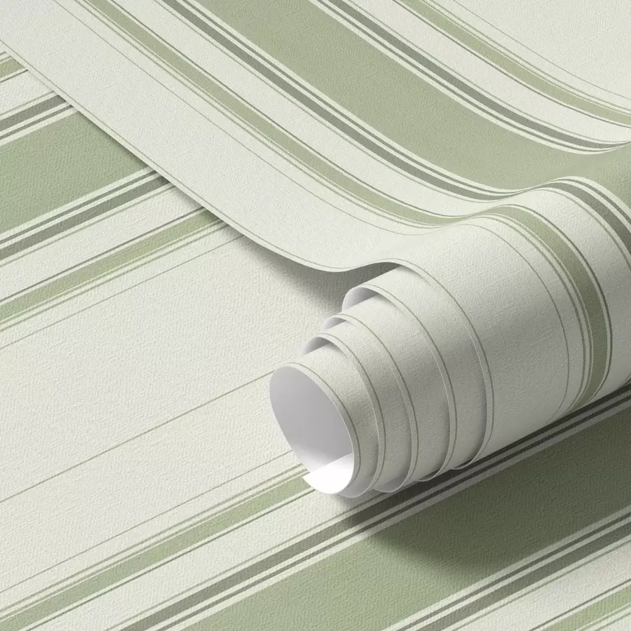 τοιχογραφίες Ανοιχτό φόντο με σκούρες πράσινες ρίγες προφοράς a00562