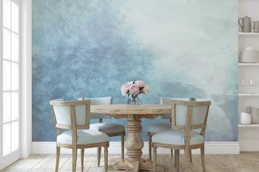 τοιχογραφίες  Απομίμηση φύλλων σε τοίχο από σκυρόδεμα w04468v1