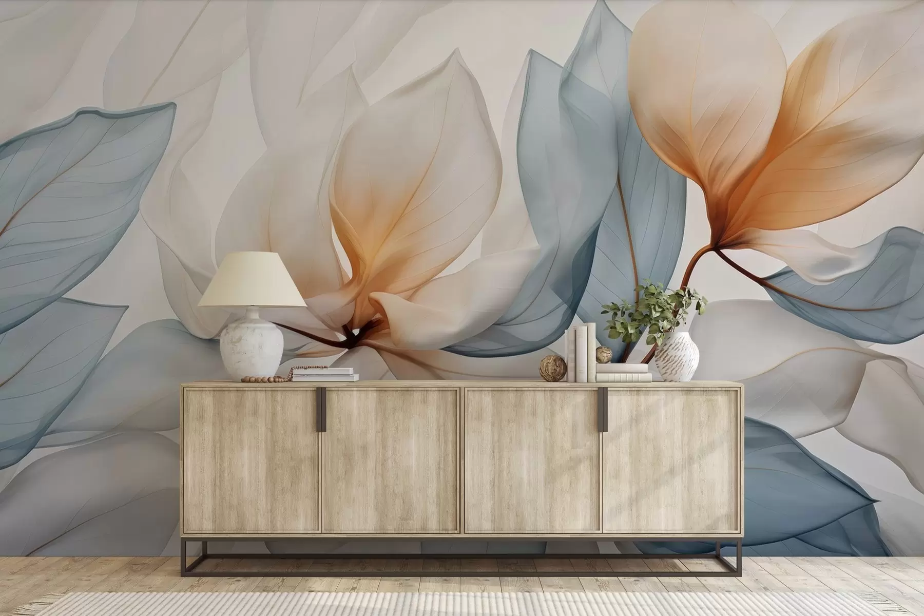 τοιχογραφίες Η μαγεία των πετάλων w04566